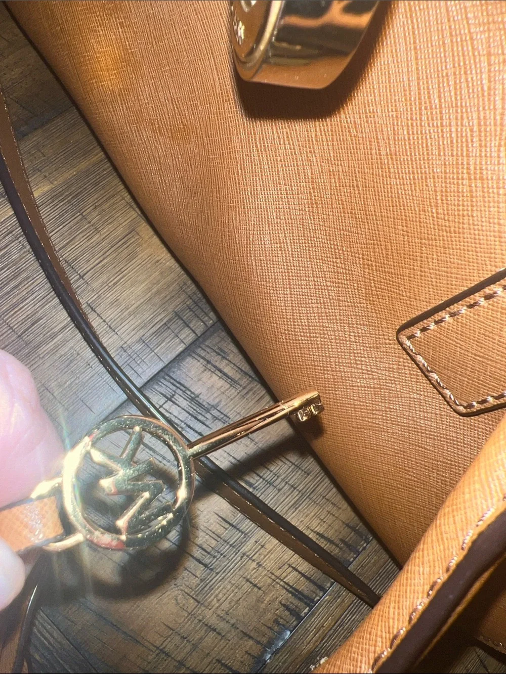 MICHAEL Michael Kors Hamilton Leather Satchel
